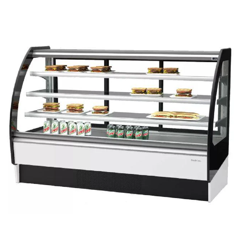 VBR 18 R INFRICO Vitrina Expositora Pastelera Cristal Curvo 73"