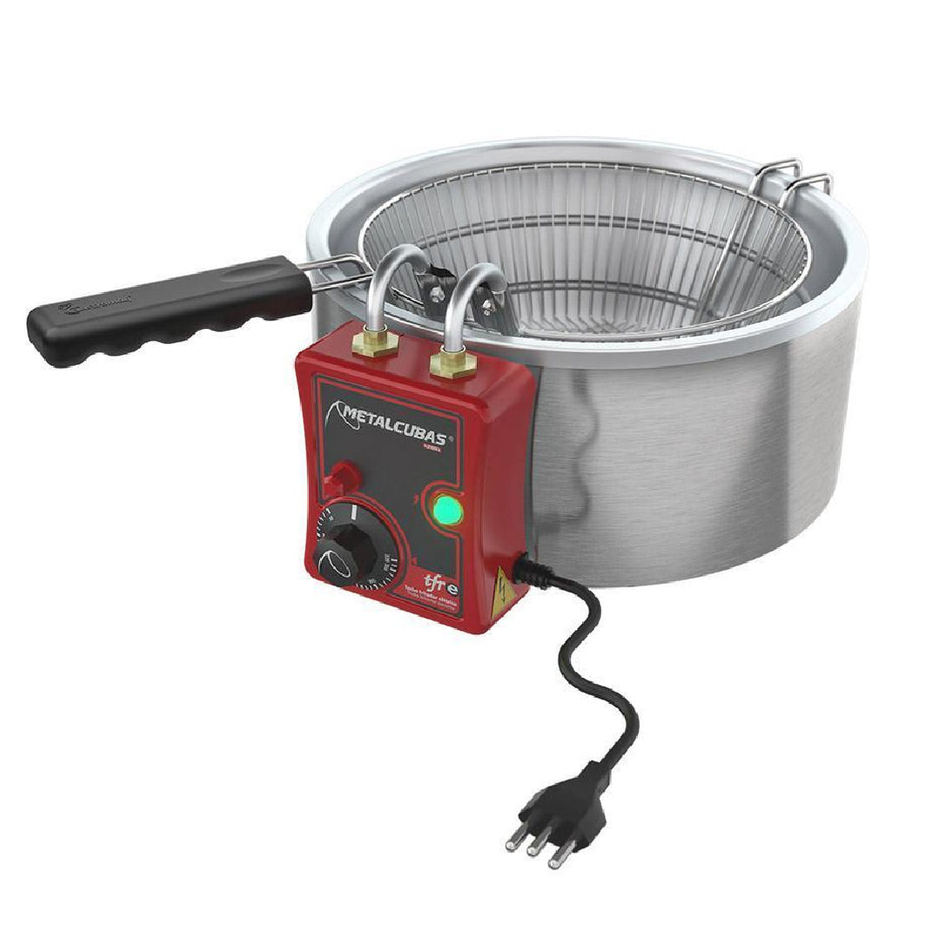 METALCUBAS TFRE3 Electric Fryer Capacity of 3 Litres