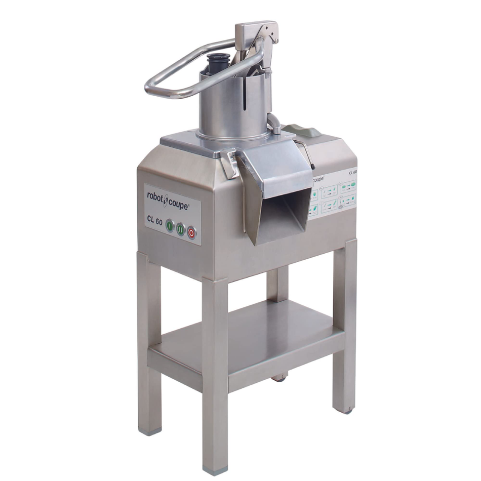 CL60E2HEAD NODISC ROBOT COUPE Procesador de alimentos para preparación de verduras, soporte de acero inox. y sin discos