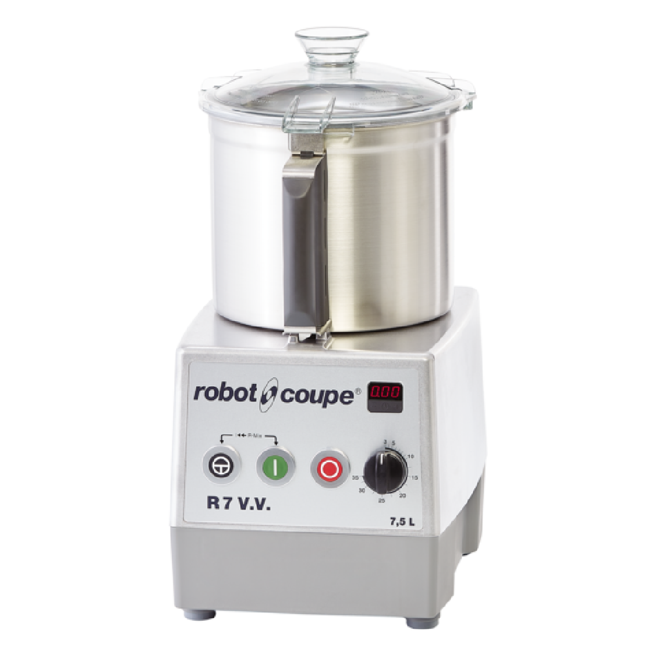 R7VV ROBOT COUPE Procesador de alimentos para mesa de 7.5 litros