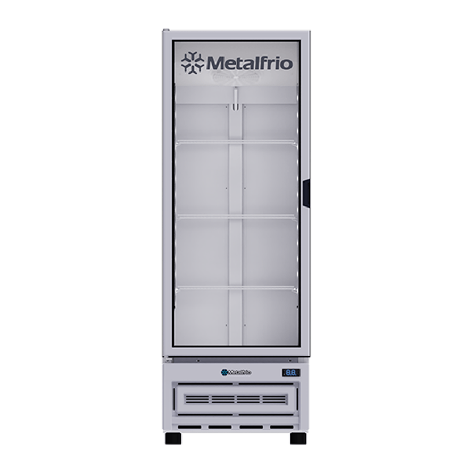 RB270 METALFRIO Refrigerador vertical puerta de cristal 12 pies