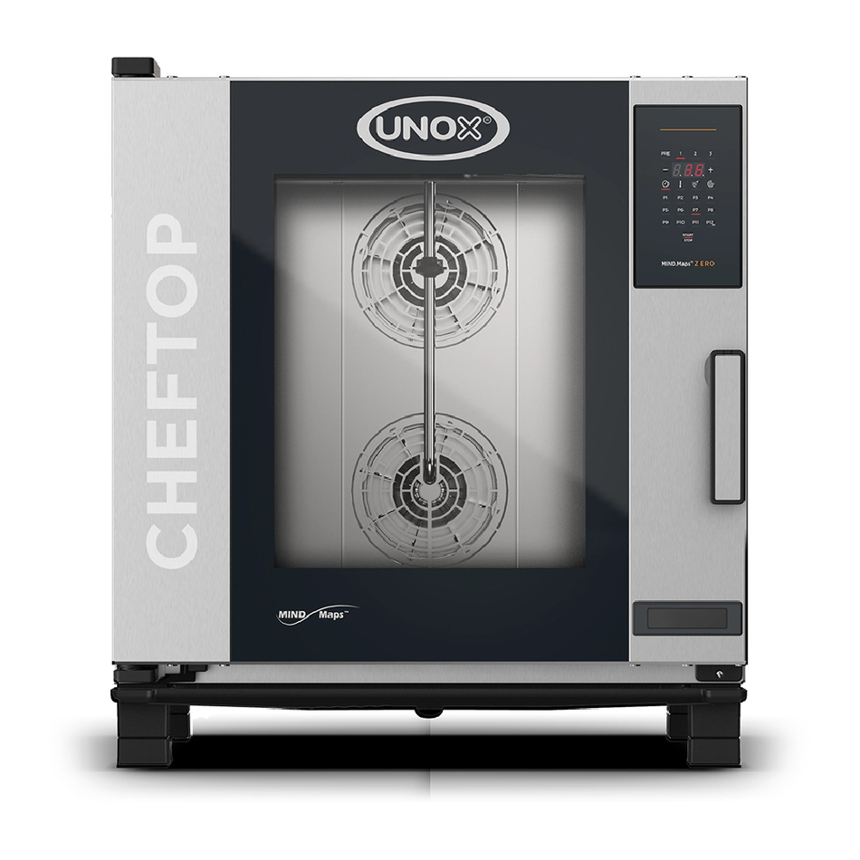 XEVC-0711-EZRM UNOX CHEFTOP MIND.Maps™ ZERO COUNTERTOP Horno eléctrico 7 bandejas GN 1/1