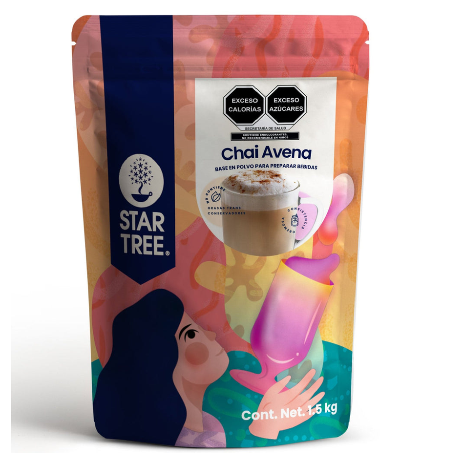AVENA (VEGANO) BASE EN POLVO 1500G STAR TREE