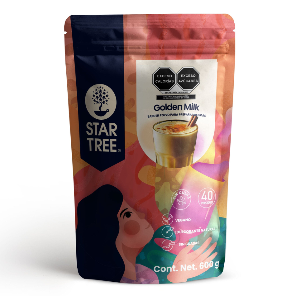 GOLDEN MILK BASE EN POLVO 600G STAR TREE