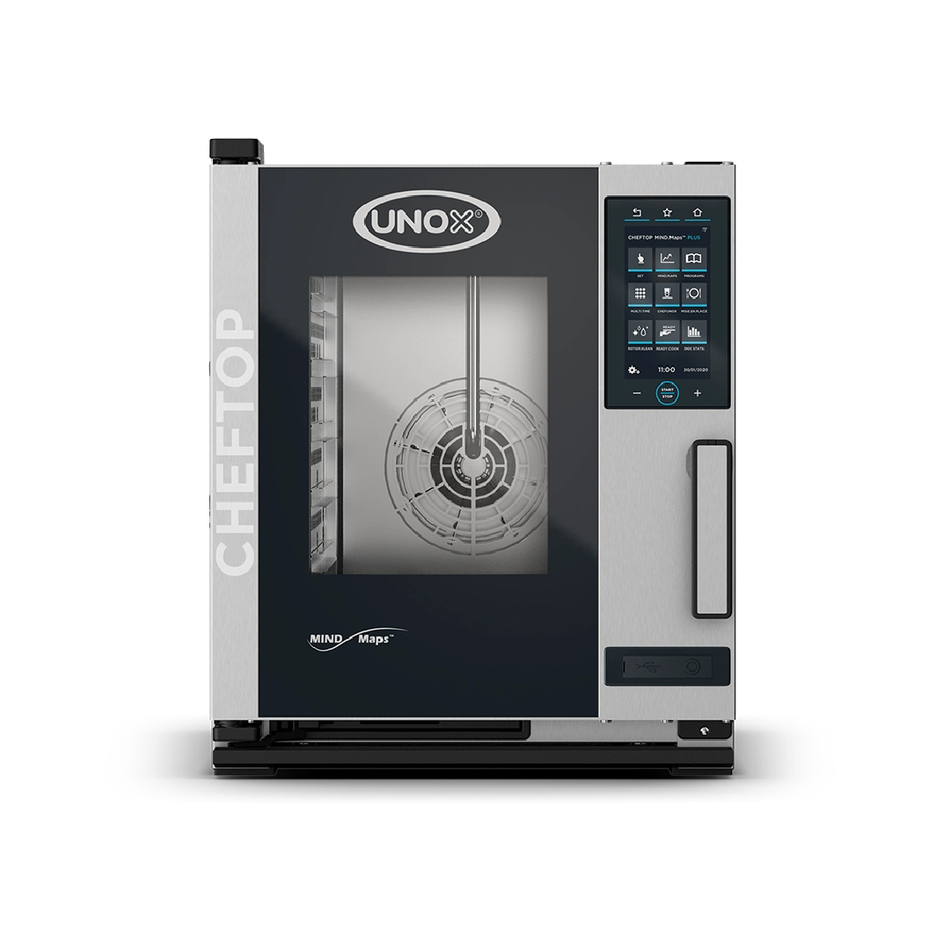 XECC-0523-EPRM UNOX CHEFTOP MIND.Maps™ PLUS COMPACT Horno eléctrico 5 bandejas GN 2/3