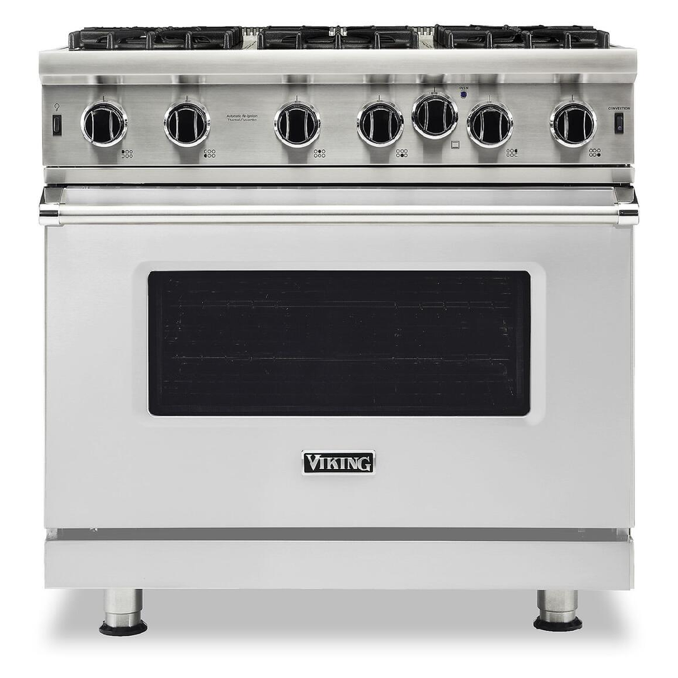 VGIC53626B VIKING Estufa de Gas en acero inox. 36" y con 6 quemadores