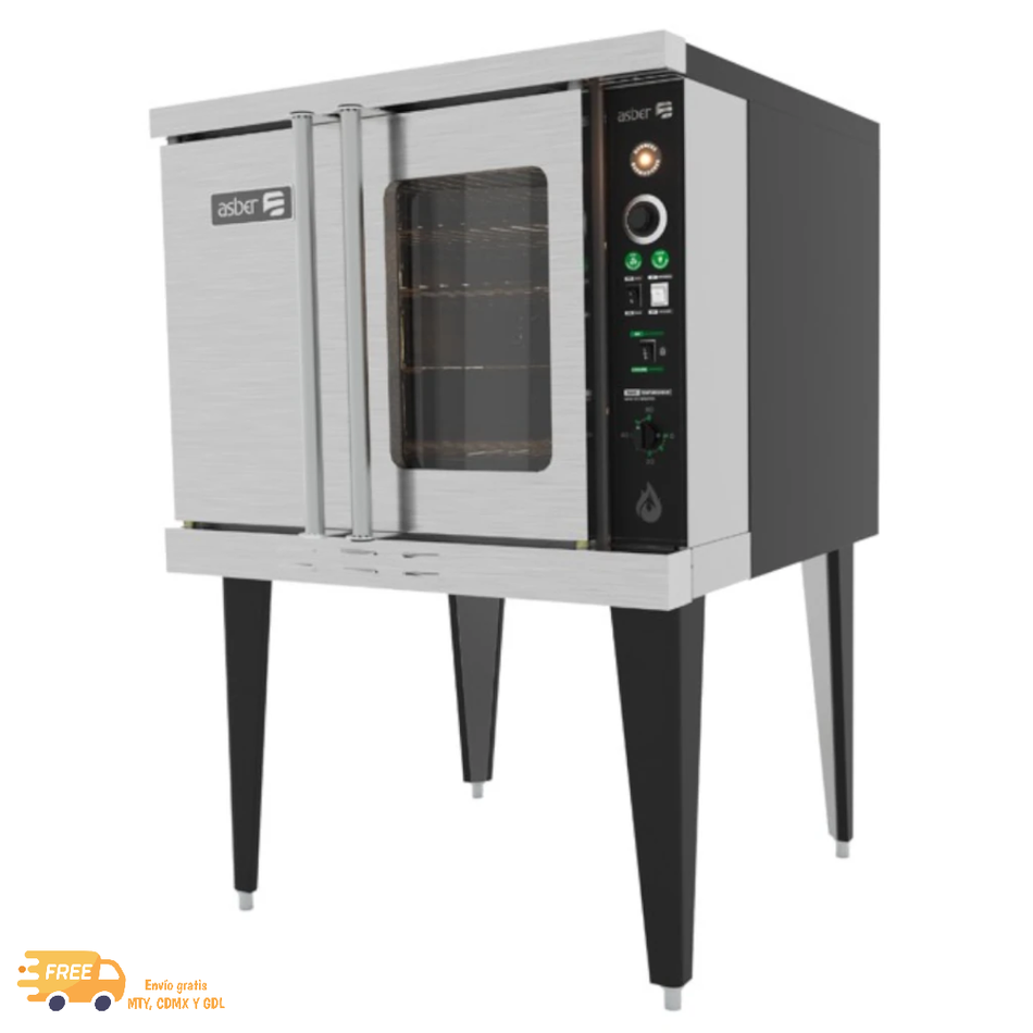 ASBER AECO-1 Gas Convection Oven 2 Powerful Burners