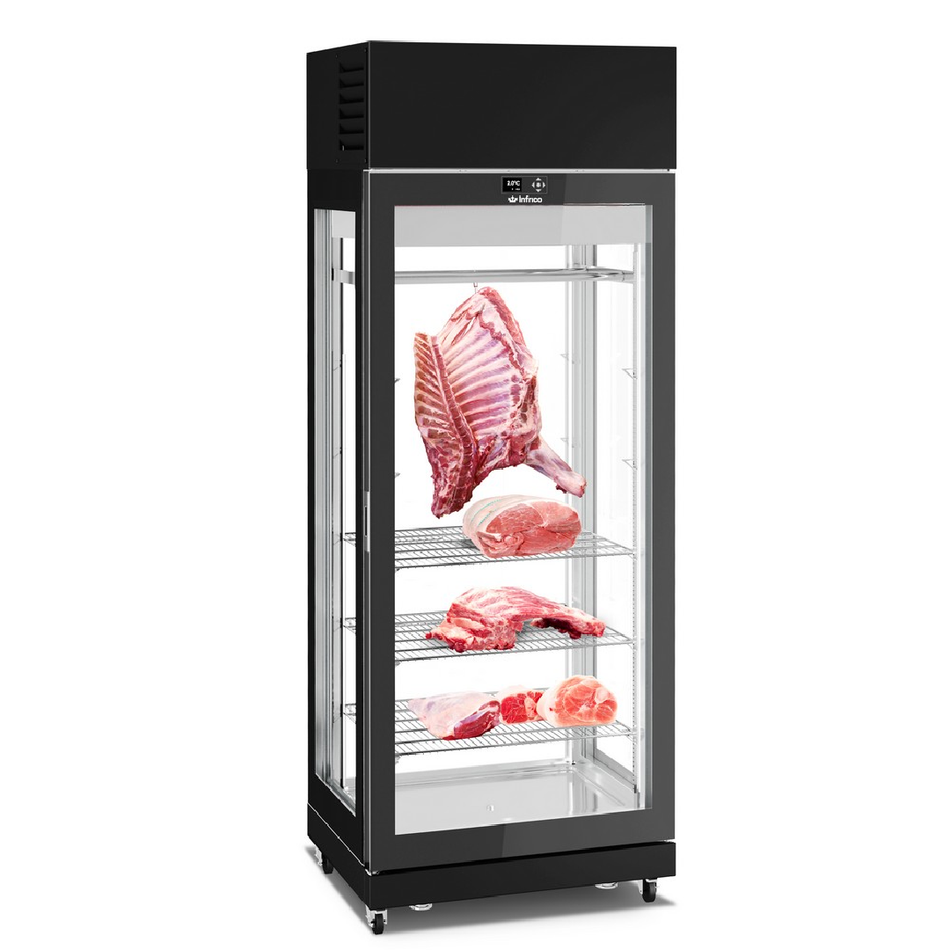 AMC 8714 XL INFRICO ARMARIO DE MADURACIÓN DE CARNE DRY AGING AMC SERIES C/ 4 CARAS DE CRISTAL