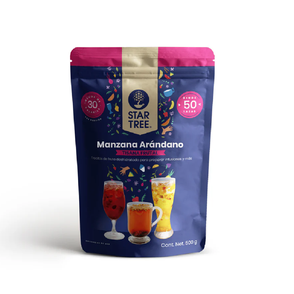 TISANA MANZANA ARÁNDANO 500G STAR TREE