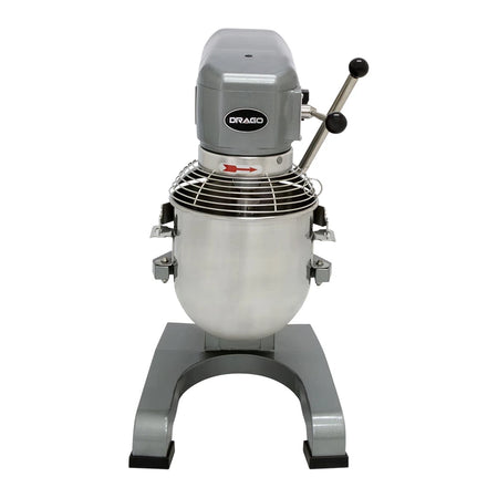 Batidora planetaria Drago BP-10-G de 10 L con tazón de acero inoxidable