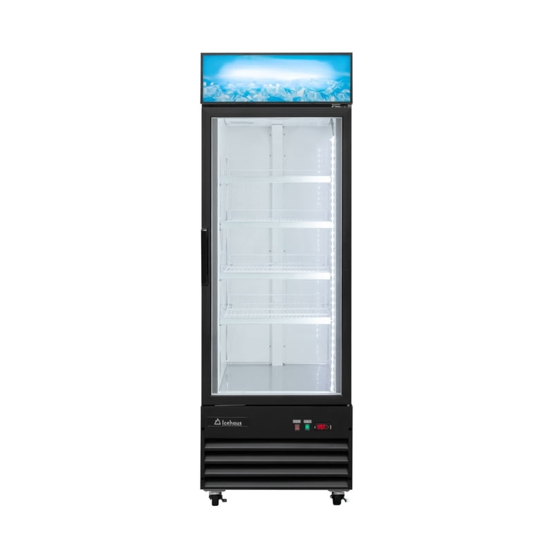 Icehaus CVC12-1PC-365 – Congelador Comercial 1 Puerta de Cristal 365 L
