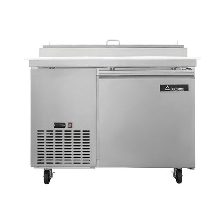 Icehaus MP-1P-SS-02 – Mesa para Pizza 1 Puerta Sólida 7.6 ft³