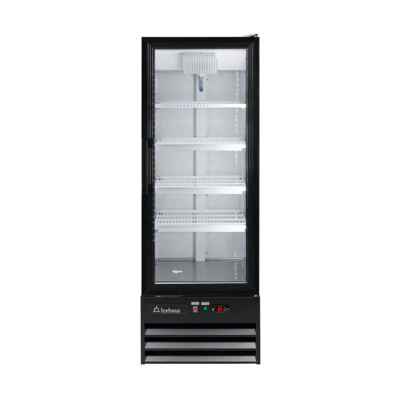 Icehaus RVC-1PC-254 – Refrigerador Comercial 1 Puerta de Cristal 240 L