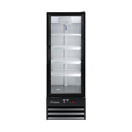 Icehaus RVC-1PC-254 – Refrigerador Comercial 1 Puerta de Cristal 240 L