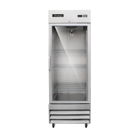 Icehaus RV-1PC-SS-01 – Refrigerador Vertical 1 Puerta de Cristal 20.5 ft³