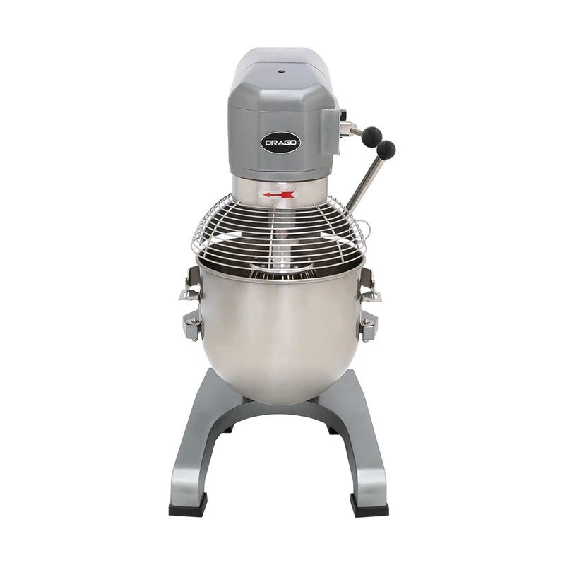 Batidora planetaria Drago BP-20-G de 20 L con tazón de acero inoxidable