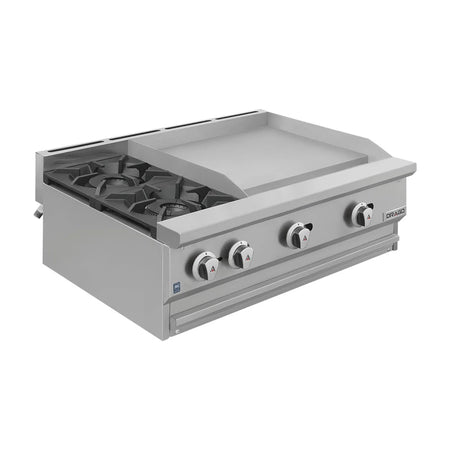 Drago CG-20PD – Combinado parrilla y plancha 2 quemadores