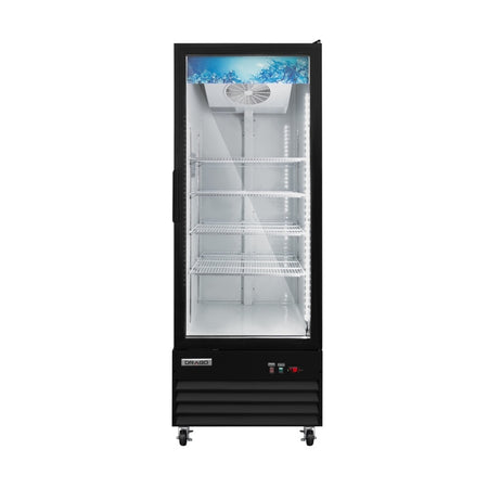 Icehaus RVC-1PC-530 – Refrigerador Comercial 1 Puerta de Cristal 530 L