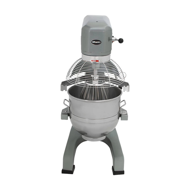 Batidora planetaria Drago BP-40-G de 40 L con tazón de acero inoxidable