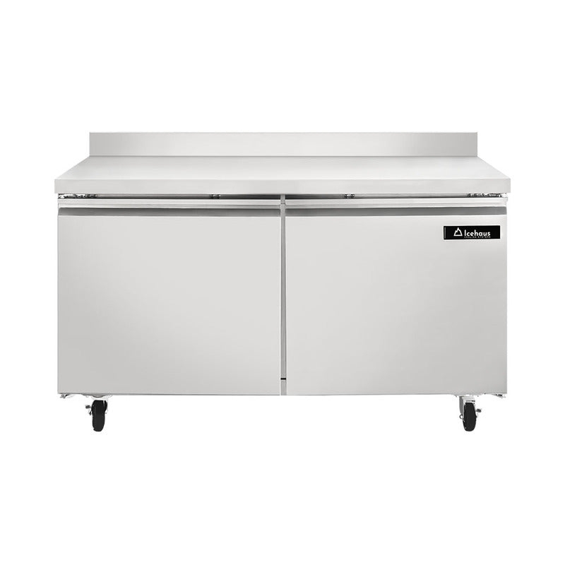 Icehaus MTC-2P-SS-02 – Mesa de Trabajo Congelada 2 Puertas Sólidas 15 ft³