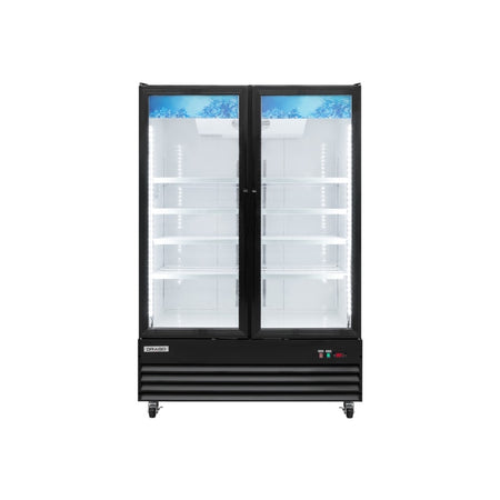 Icehaus RVC-2PC-1123 – Refrigerador Comercial 2 Puertas de Cristal 1123 L