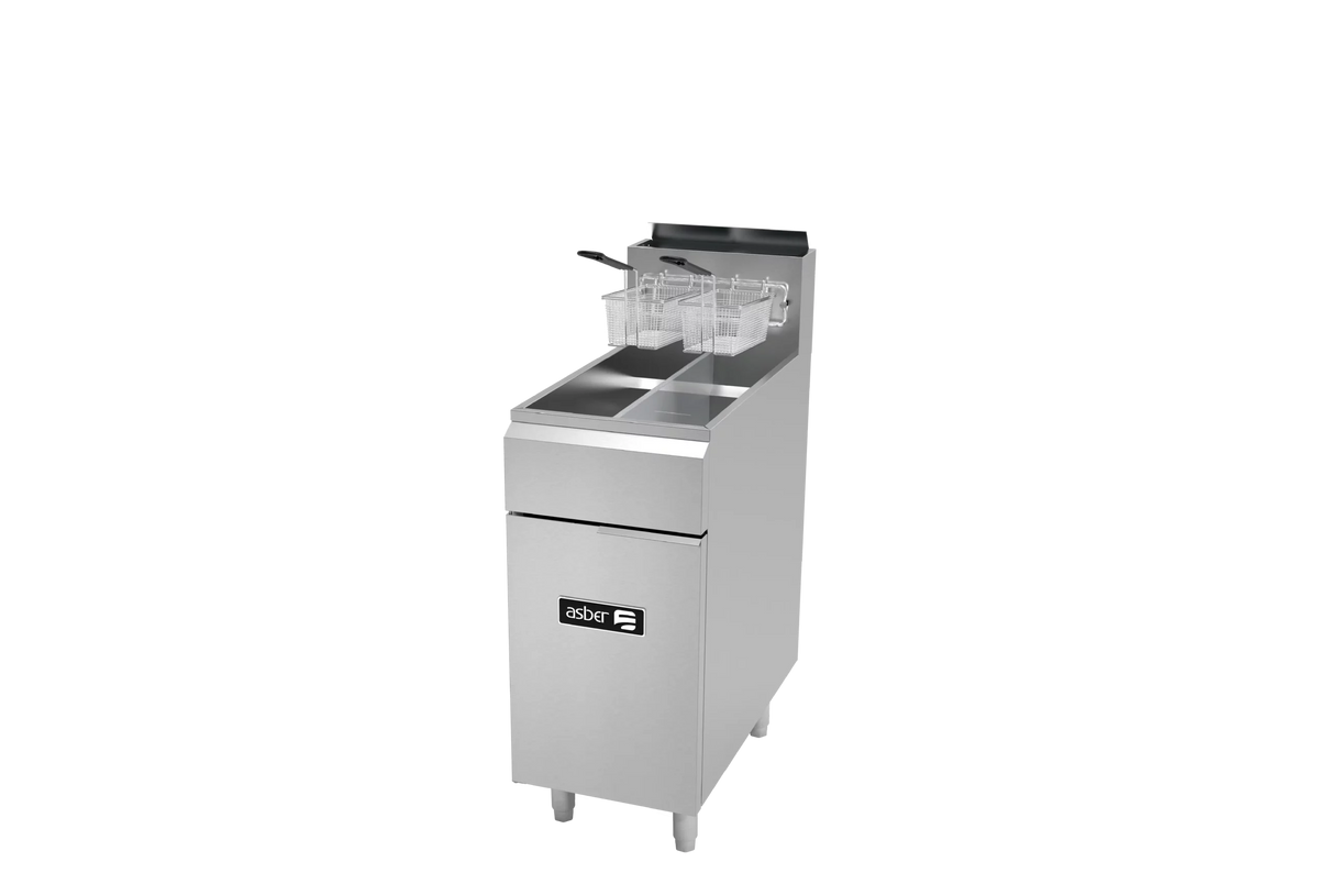 Asber AEF 2525 S NG Freidora Comercial 25 + 25 lb