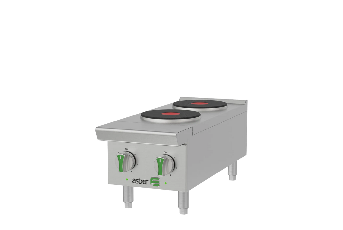 Asber AEHP E 2 12 EM Parrilla Eléctrica 12 pulgadas