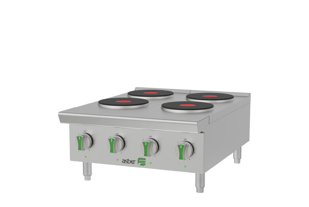 Asber AEHP E 4 24 EM Parrilla Eléctrica 24 pulgadas