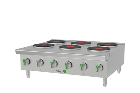Asber AEHP E 6 36 EM Parrilla Eléctrica 36 pulgadas