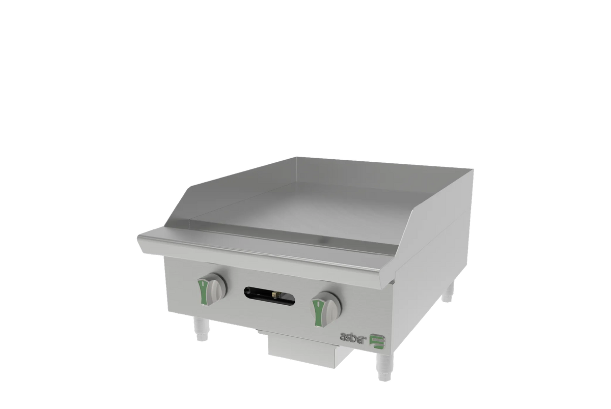 Asber AEMG 24 EM NG Plancha Manual a Gas 24 pulgadas
