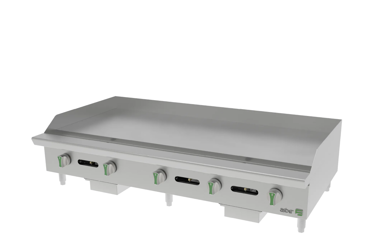 Asber AEMG 60 EM NG Plancha Manual a Gas 60 pulgadas