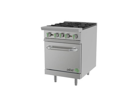 Asber AER 4 24 EM NG Estufa con Horno 24 pulgadas