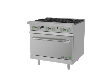 Asber AER 6 36 C EM NG Estufa con Horno Convector 36 pulgadas