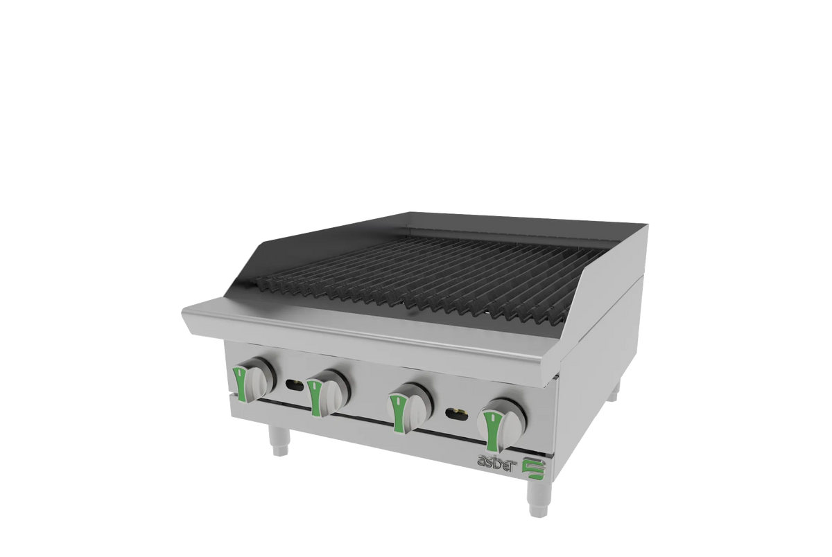 Asber AERB 24 EM NG Asador Radiante a Gas 24 pulgadas