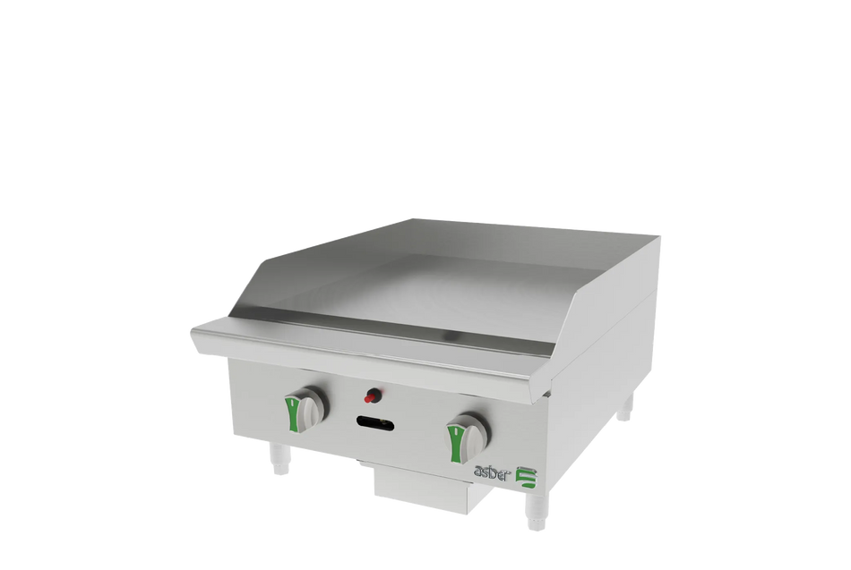 Asber AETG 24 EM NG Plancha Termostática a Gas 24 pulgadas