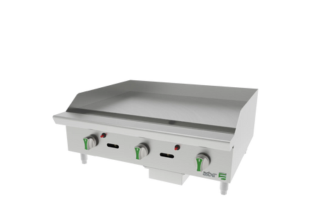 Asber AETG 36 EM NG Plancha Termostática a Gas 36 pulgadas