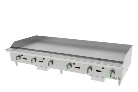 Asber AETG 72 EM NG Plancha Termostática a Gas 72 pulgadas