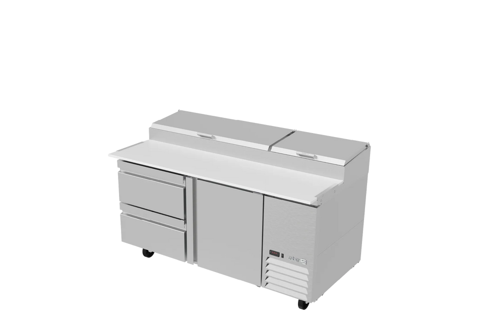 Asber APTP 67 D2 P HC Mesa Refrigerada para Pizza 67 pulgadas