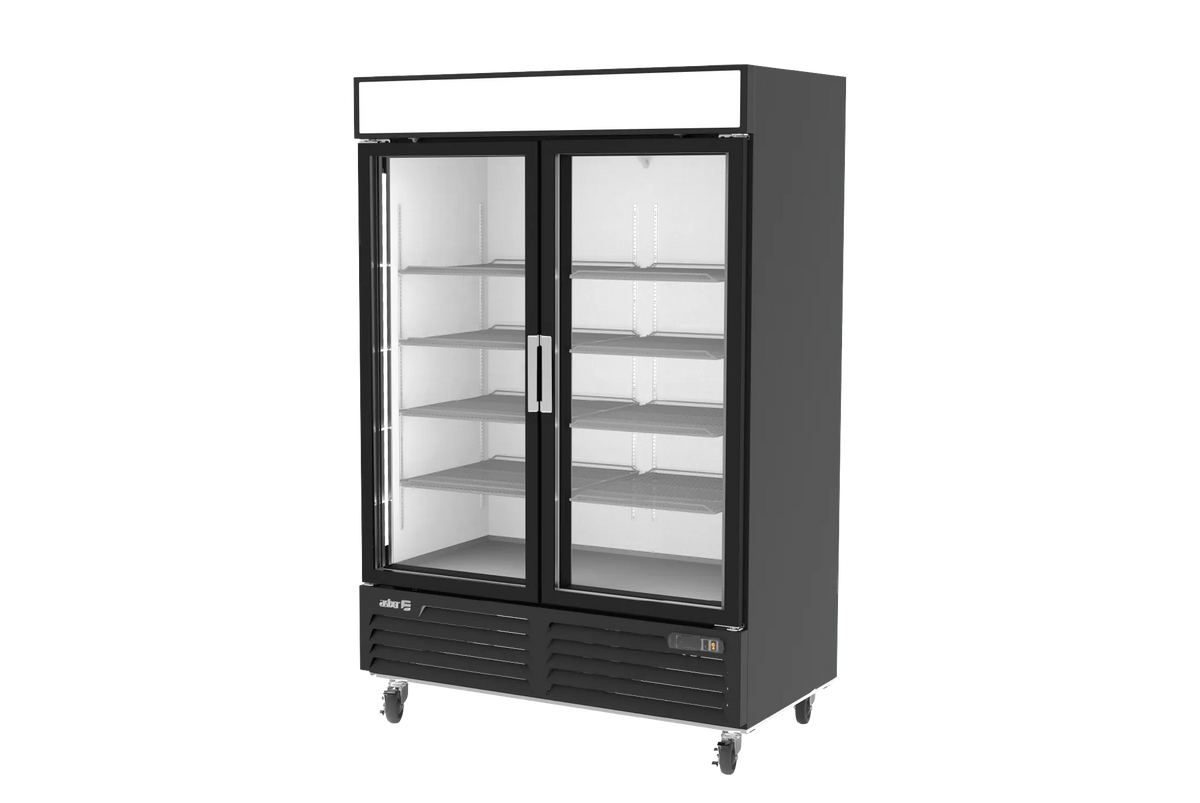 Asber ARMD 49 HC Refrigerador Merchandiser 2 Puertas de Cristal 49 ft³