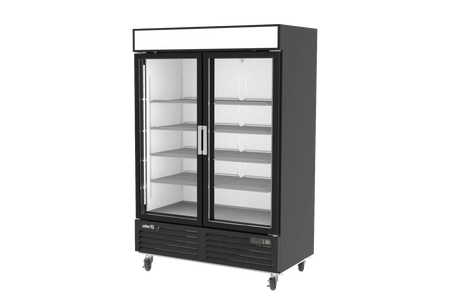 Asber ARMD 49 HC Refrigerador Merchandiser 2 Puertas de Cristal 49 ft³