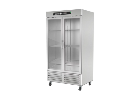 Asber ARF 37 G HC Congelador Vertical 2 Puertas de Cristal 37 ft³