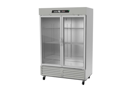 Asber ARR 49 G H HC Refrigerador Vertical 2 Puertas de Cristal 49 ft³