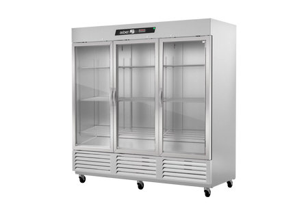 Asber ARR 72 G H HC Refrigerador Vertical 3 Puertas de Cristal 72 ft³