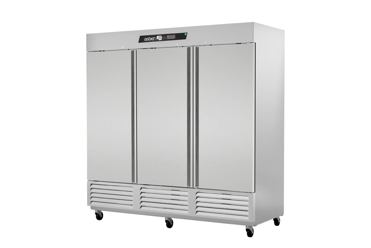 Asber ARR 72 H HC Refrigerador Vertical 3 Puertas Sólidas 72 ft³