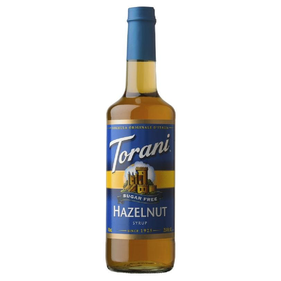 TORANI SUGAR-FREE HAZELNUT FLAVOR DRINK SYRUP 750 ML