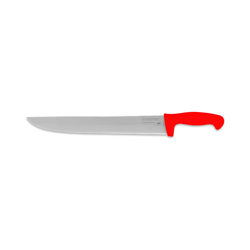 Rhino CABIR-14R, cuchillo bistecero recto 14" – mango rojo, vista principal