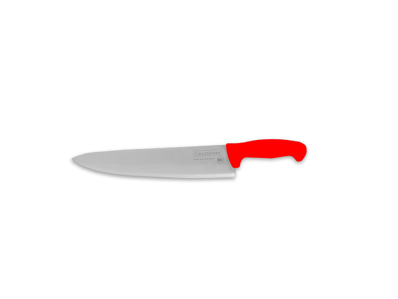 Rhino CACHE-12R, cuchillo chef 12" – mango rojo, vista principal