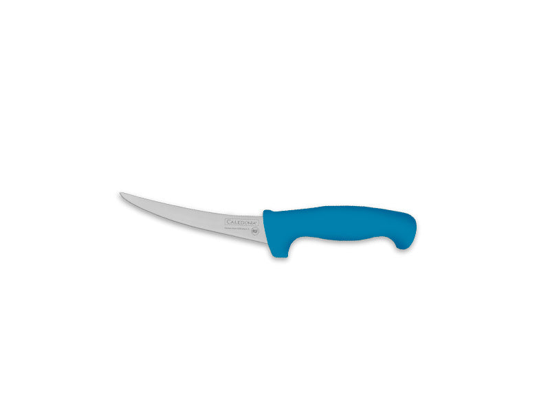 Rhino CADEC-6AZ, cuchillo deshuesador curvo – mango azul, vista principal
