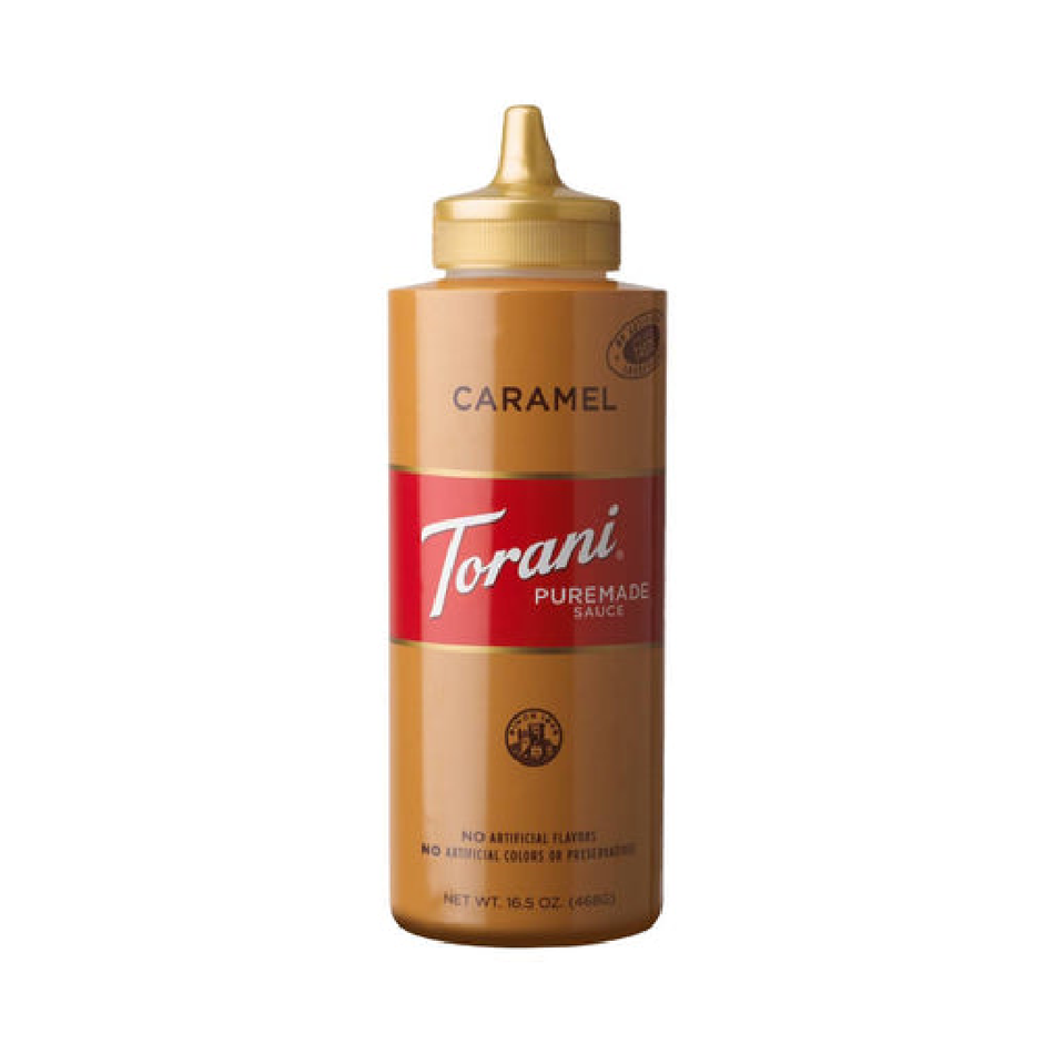 TORANI CARAMEL FLAVOR DRINKS DECORATING SAUCE 468 ML