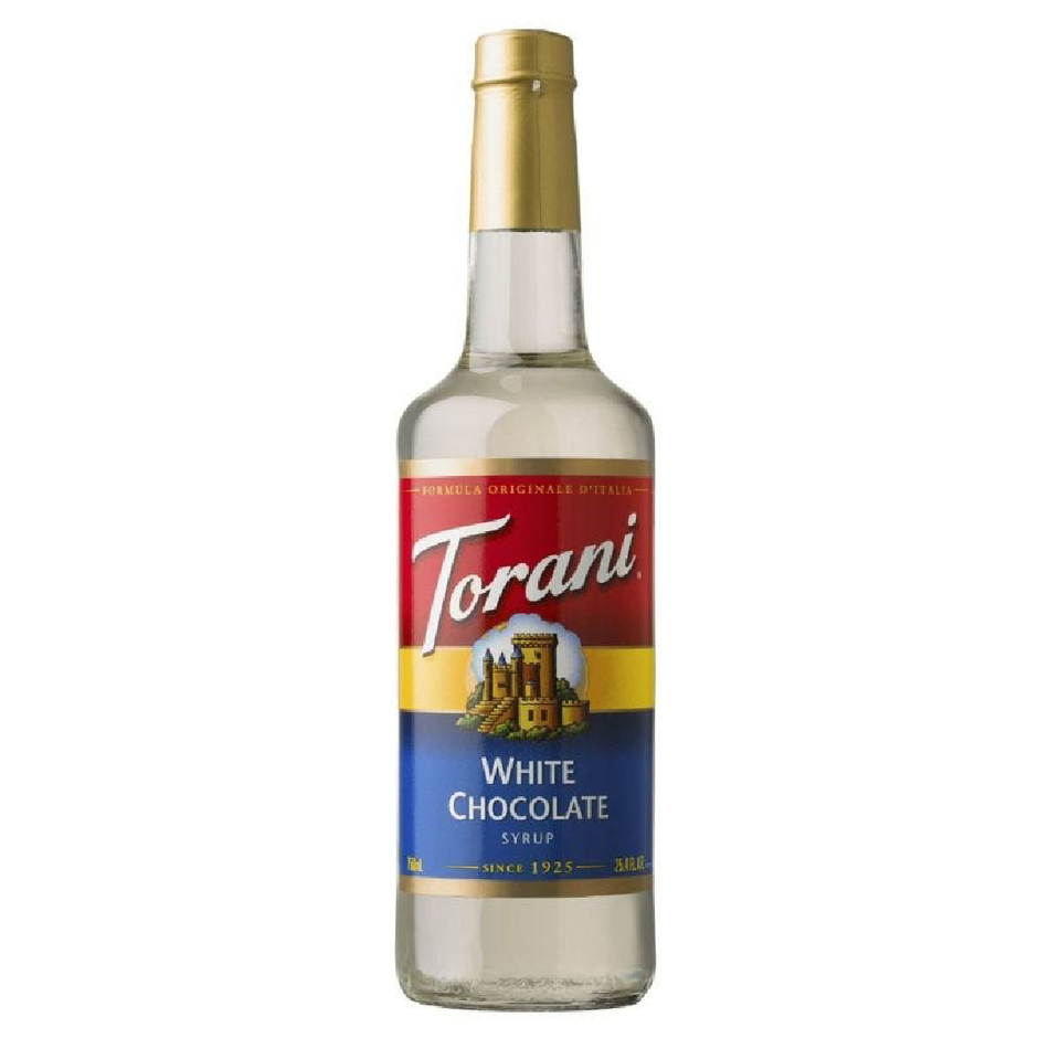 TORANI WHITE CHOCOLATE FLAVOR DRINKS SYRUP 750 ML